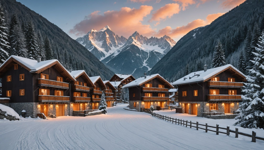 Ski chalets for sale in chamonix: proximity to lifts and slopes comparison